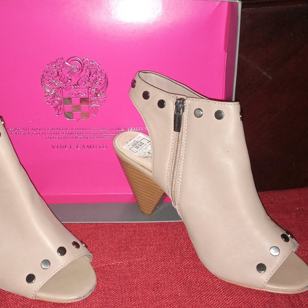 Vince Camuto, Women Anklet Shoes, 9, Tan/Light Brown